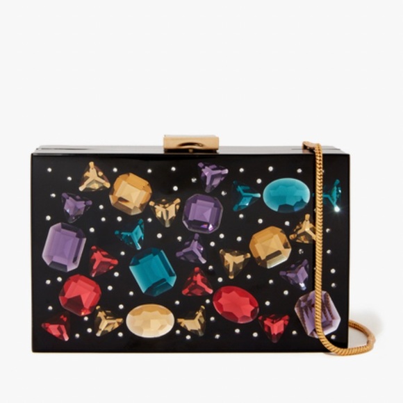 kate spade Handbags - NWT! kate spade Sweet Treats Jeweled Resin Clutch